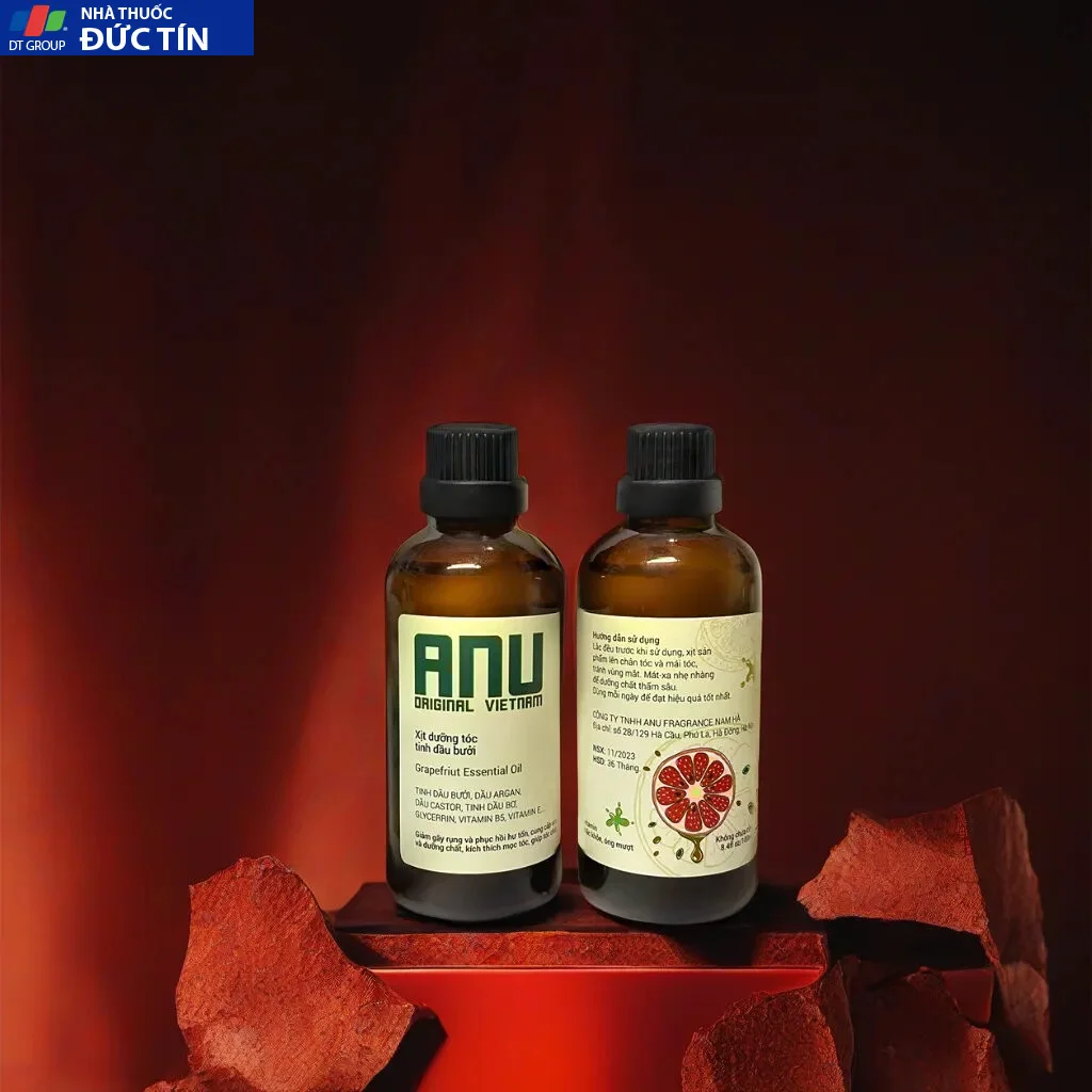 Xịt Dưỡng Mọc Tóc Tinh Dầu Bưởi ANU ORGANIC Chống Rụng Kích Thích Mọc Tóc Ngăn Ngừa Gẫy Rụng Hiệu Quả 100ml 21 anu5