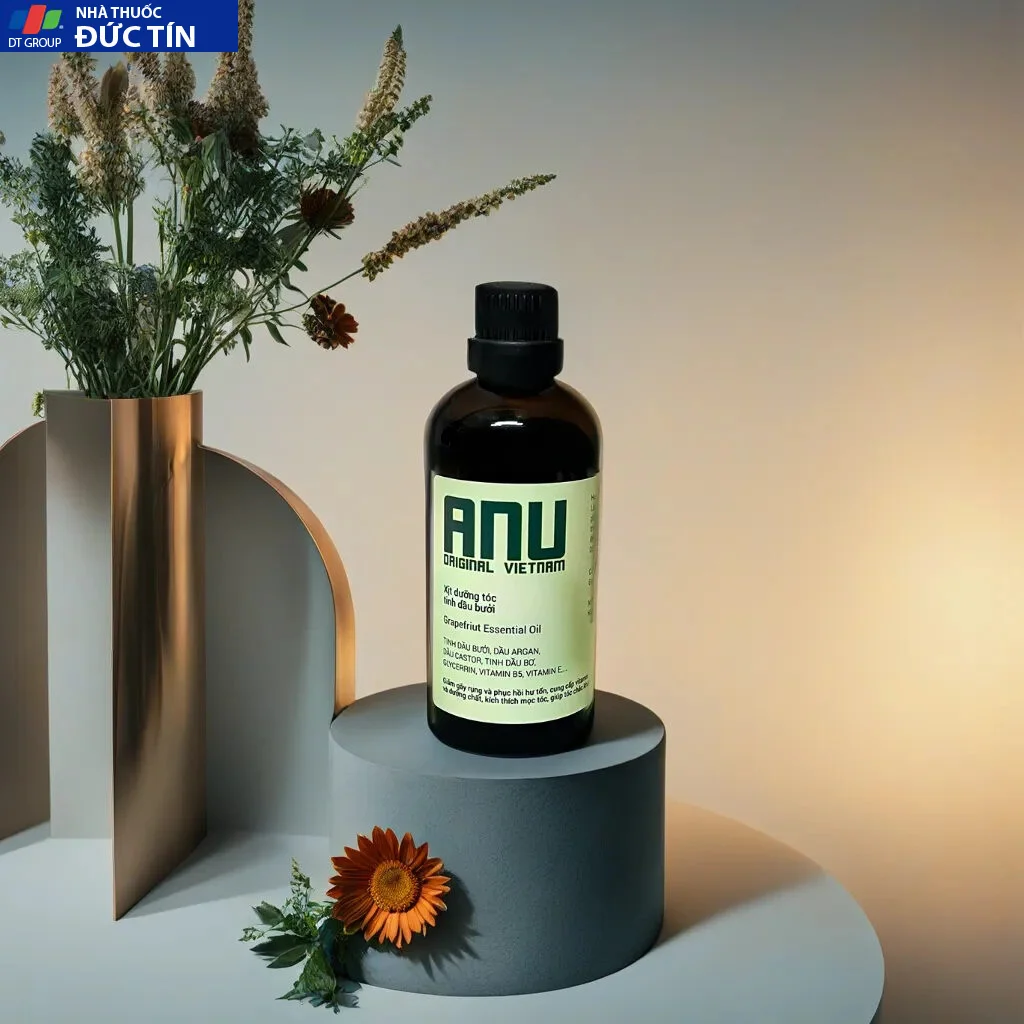 Xịt Dưỡng Mọc Tóc Tinh Dầu Bưởi ANU ORGANIC Chống Rụng Kích Thích Mọc Tóc Ngăn Ngừa Gẫy Rụng Hiệu Quả 100ml 18 anu8