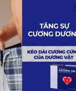 Azodra 50mg viên uống hỗ trợ cương dương kéo dài thời gian tăng cường sinh lý - Hộp 4 viên 8 azodra 50mg vien uong ho tro cuong duong keo dai thoi gian tang cuong sinh ly hop 4 vien 0