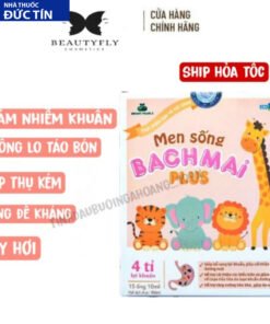 Men sống bạch mai plus chứa chất xơ và 4 tỷ lợi khuẩn bé hết táo bón,Rối loạn tiêu hóa,Biếng ăn-Men sống hữu cơ Bạch Mai 7 bahchmai1 1