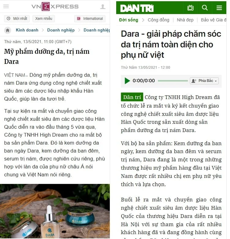 Bộ trị nám Dara bộ mỹ phẩm dưỡng da cao cấp 28 bao chi dua tin my pham dara.jpg