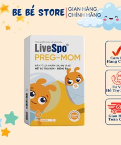 Alternative view of Bào Tử Lợi Khuẩn LiveSpo Pregmom Giảm Táo Bón, Biếng Ăn (Hộp 20 Ống) Đạt GPP