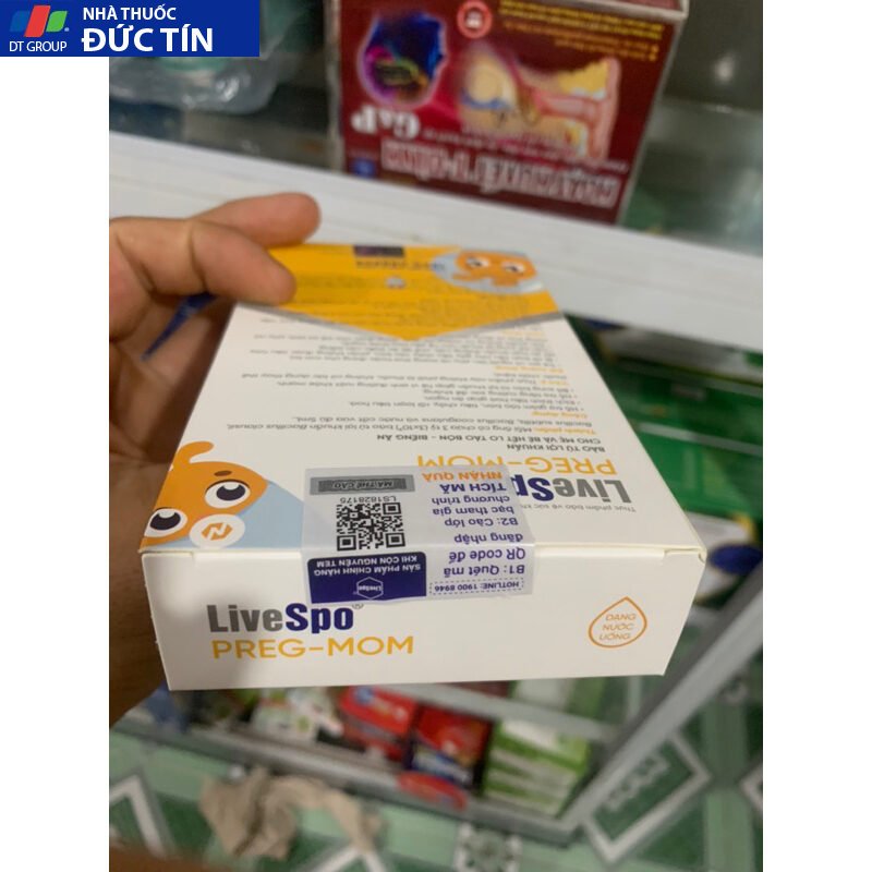 Bào Tử Lợi Khuẩn LiveSpo Pregmom Giảm Táo Bón, Biếng Ăn (Hộp 20 Ống) Đạt GPP 18 baotu8