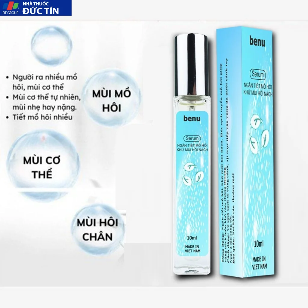 Xịt Khử Mùi Hôi Nách Hôi Chân BENU Xịt Ngăn Tiết Mồ Hôi Giúp Khô Thoáng Loại Bỏ Mùi Hôi Nách Hôi Chân Chai 10ml 22 benukhu2 1
