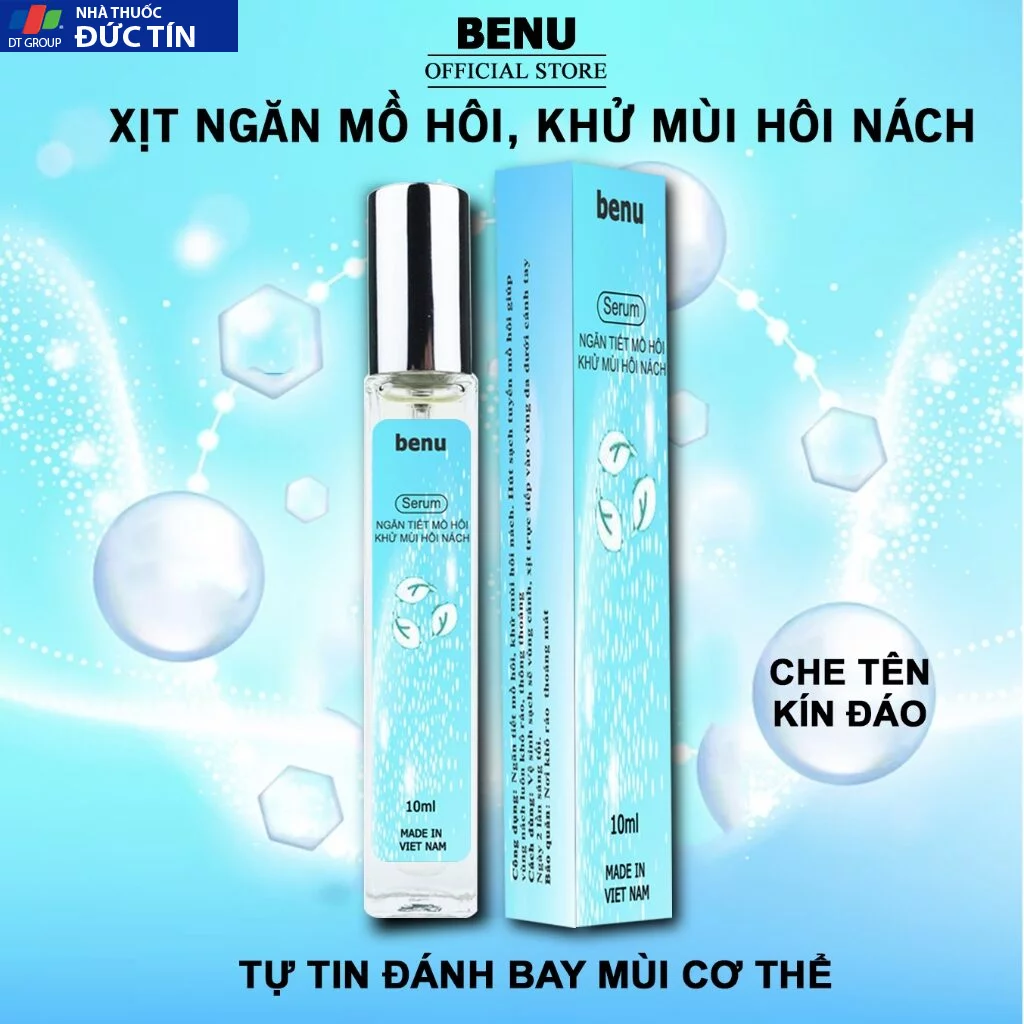 Xịt Khử Mùi Hôi Nách Hôi Chân BENU Xịt Ngăn Tiết Mồ Hôi Giúp Khô Thoáng Loại Bỏ Mùi Hôi Nách Hôi Chân Chai 10ml 16 benukhumui1