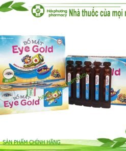 Bổ mắt Eye Gold hộp 20 ống giúp giảm mỏi mắt, khô mắt, cải thiện thị lực trẻ từ 6m hộp 20 ống