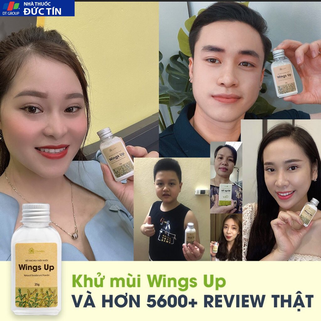 Bột Khử Mùi Wings Up Khử Mùi Hôi Chân Hôi Nách Giày Giảm Tiết Mồ Hôi Hôi Cỏ Mềm 25g 19 botkhu7