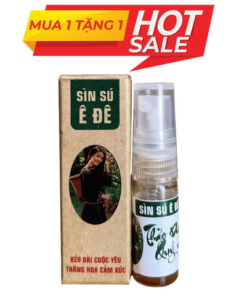 Chai xịt Sìn sú Ê Đê kéo dài thời gian quan hệ, Chai 3ml