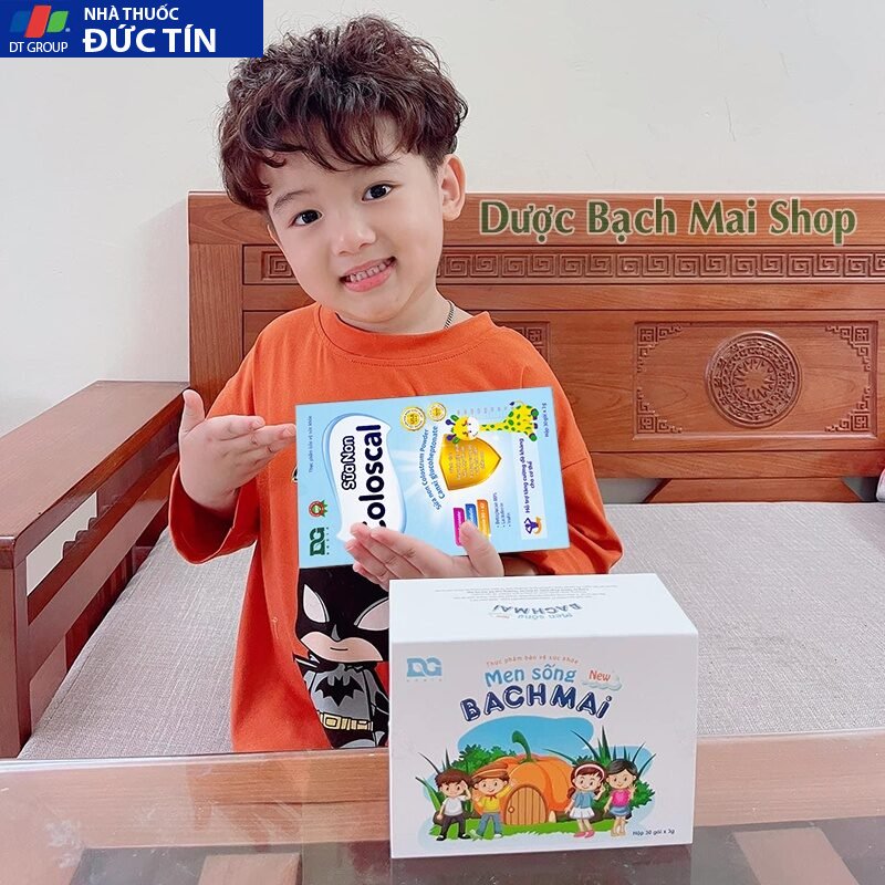 Sữa non COLOSCAL Tăng sức đề kháng cho bé Bổ sung Canxi hữu cơ Tăng chiều cao, Hộp 30 gói 28 colo5