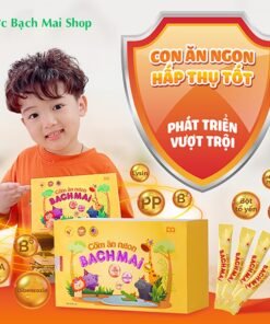 Alternative view of Cốm ăn ngon Bạch Mai NEW (tăng cân cho bé, giúp bé ăn ngon, biếng ăn), chính hãng, hộp 30 gói