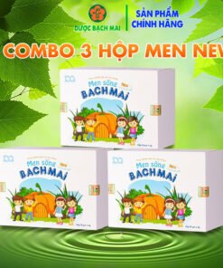 Alternative view of Combo 3 hộp Men vi sinh cho bé Men sống Bạch Mai NEW hết Táo bón Biếng ăn Tiêu chảy tiêu hóa trẻ Ăn ngon chủng lợi khuẩn