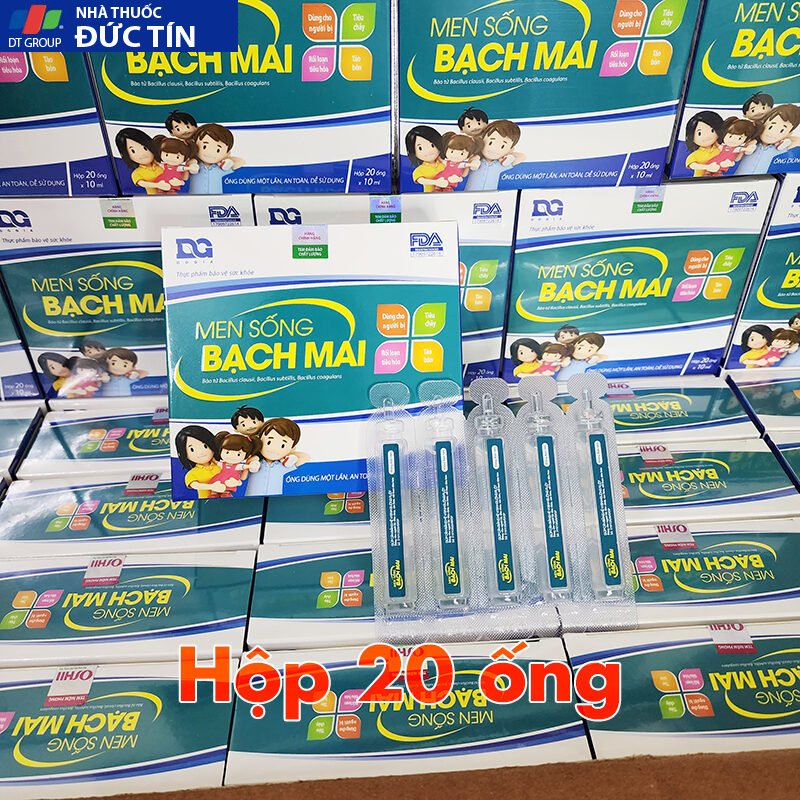 Combo 3 hộp Men sống Bạch mai Men vi sinh cho bé tiêu hóa trẻ Ăn ngon hết Tiêu chảy Táo bón Biếng ăn với chủng lợi khuẩn 22 combo4 1