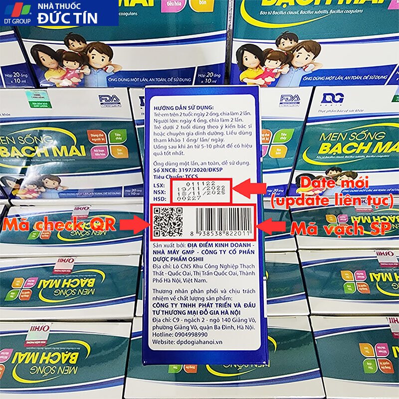 Combo 3 hộp Men sống Bạch mai Men vi sinh cho bé tiêu hóa trẻ Ăn ngon hết Tiêu chảy Táo bón Biếng ăn với chủng lợi khuẩn 21 combo5 1