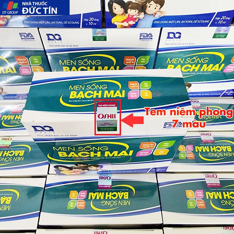 Combo 3 hộp Men sống Bạch mai Men vi sinh cho bé tiêu hóa trẻ Ăn ngon hết Tiêu chảy Táo bón Biếng ăn với chủng lợi khuẩn 20 combo6 1