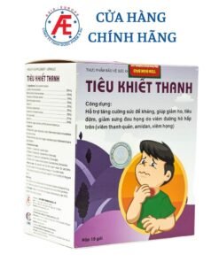 Alternative view of Cốm Tiêu Khiết Thanh,Ngăn ngừa và làm giảm triệu chứng viêm đường hô hấp (Hộp 15 gói)