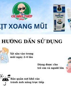 Xịt Xoang Mũi Thảo Dược Cú Đấm Thép 25ML 16 cuddam6