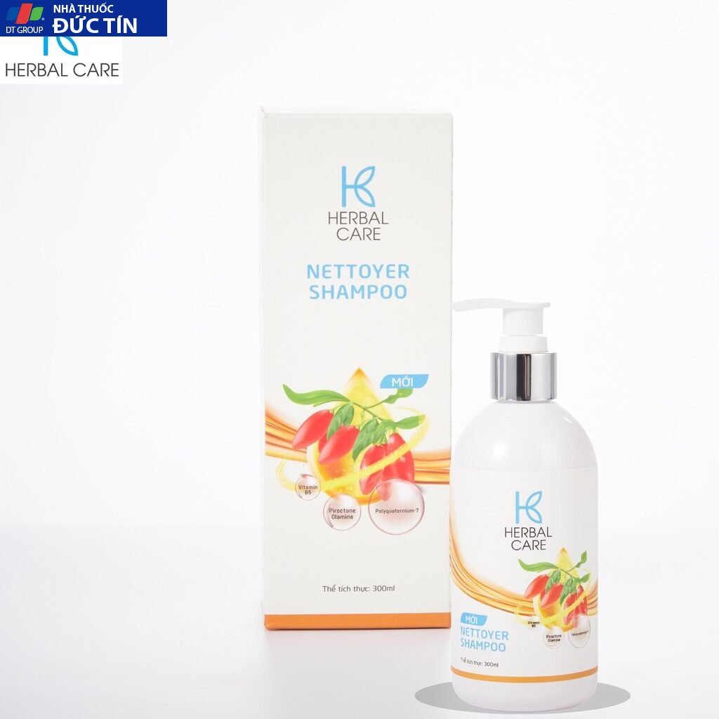 Dầu Gội Sạch NẤM DA ĐẦU NETTOYER | Thương Hiệu HERBALCARE | Làm Sạch Gàu Ngứa Da Đầu Không Gây Khô Tóc | 300ML 18 daugoi2