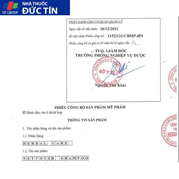 Dầu Gội Sạch NẤM DA ĐẦU NETTOYER | Thương Hiệu HERBALCARE | Làm Sạch Gàu Ngứa Da Đầu Không Gây Khô Tóc | 300ML 17 daugoi3