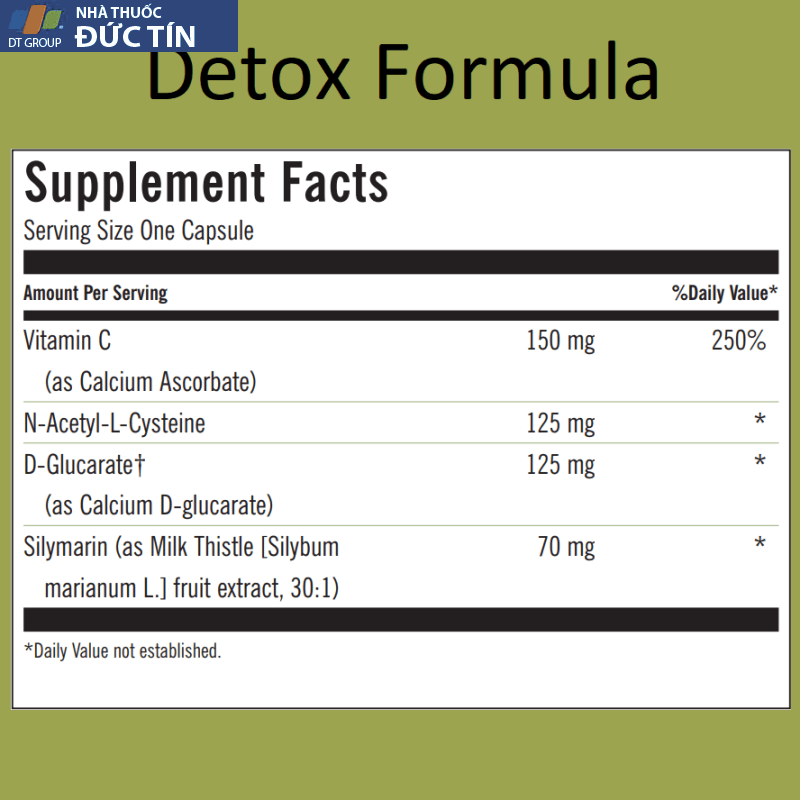 Detox Formula Thải Độc Gan 10