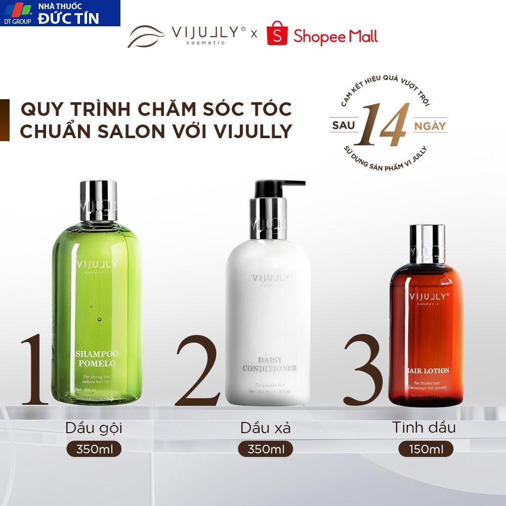 Xịt dưỡng tóc tinh dầu bưởi ( Hair Lotion ) Vi Jully 150ml 19 duong4