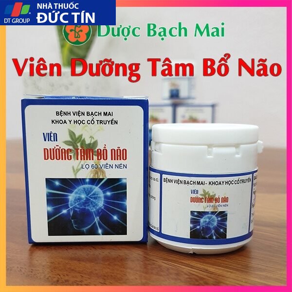 Viên Dưỡng tâm bổ não, Sản phẩm của Bệnh viện Bạch Mai, Lọ 60 viên 8 duongtam1