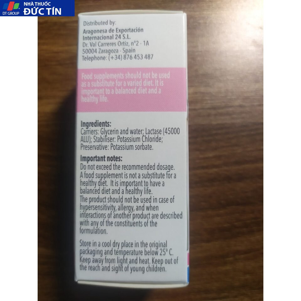 Enzym lactase Easycol BABY cho trẻ bất dung nạp đường lactose 19 enzzin4