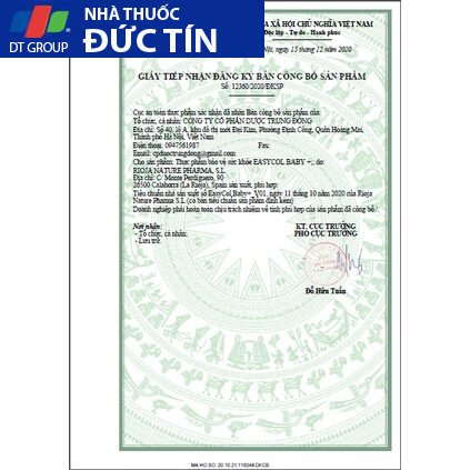 Enzym lactase Easycol BABY cho trẻ bất dung nạp đường lactose 17 enzzin6