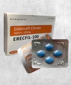 Erecfil-100 Sildenafil Citrate 100mg cường dương kéo dài thời gian chống xuất tinh sớm