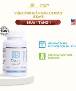 Viên uống 15 Days Nature Gift giảm cân, giảm mỡ bụng và giúp eo thon gọn an toàn 15 ngày nhập khẩu Mỹ