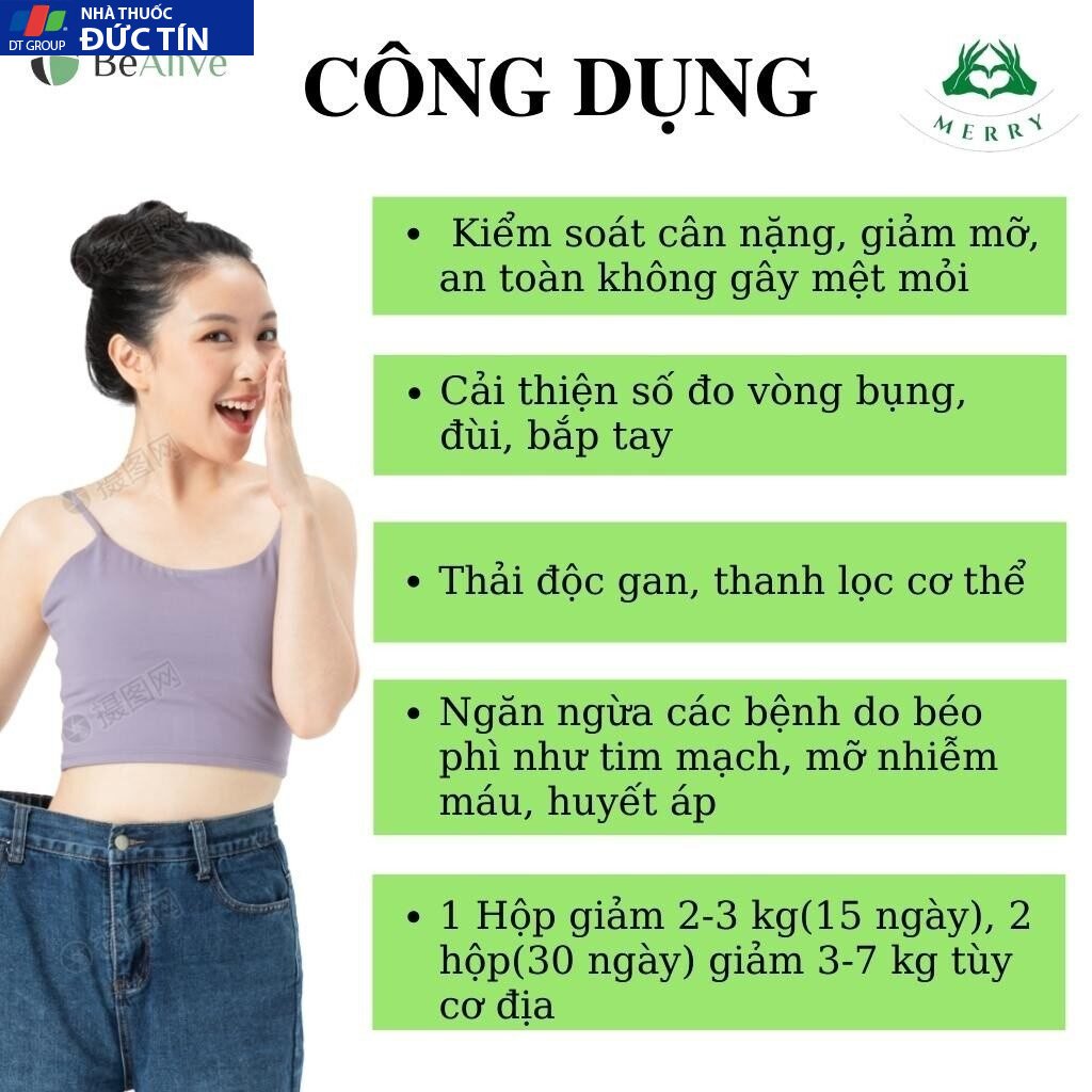 Giảm Cân SLIM BE của BEALIVE Chính Hãng MERRY STORE SLimBe Giúp Giảm Cân An Toàn Giảm 2 đến 3 Kg Sau 15 Ngày 26 giamcan3 2