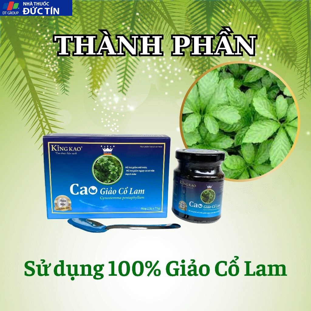 Giảo cổ lam cao đặc giảo cổ lam kingkao hỗ trợ mỡ giảm đường huyết tốt cho người tiểu đường 21 giaoconam8
