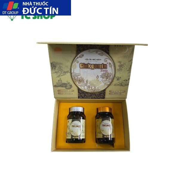 Viên ăn ngủ ngon Ginkgomin Power hộp 2 lọ 30 viên,Bổ sung khoáng chất, vitamin, giúp ăn ngon, ngủ ngon 14 ginkgomin power