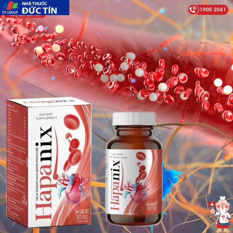 Viên Uống Hapanix Hỗ Trợ Cho Người Tăng Huyết Áp (Hộp 30 Viên) 29 gioi thieu vien uong