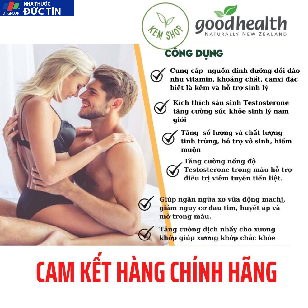 Tinh Chất Hàu Good Health Oyster Plus New Zealand giúp tăng cường sinh lý nam giới hộp 60 viên 32 hauuc2