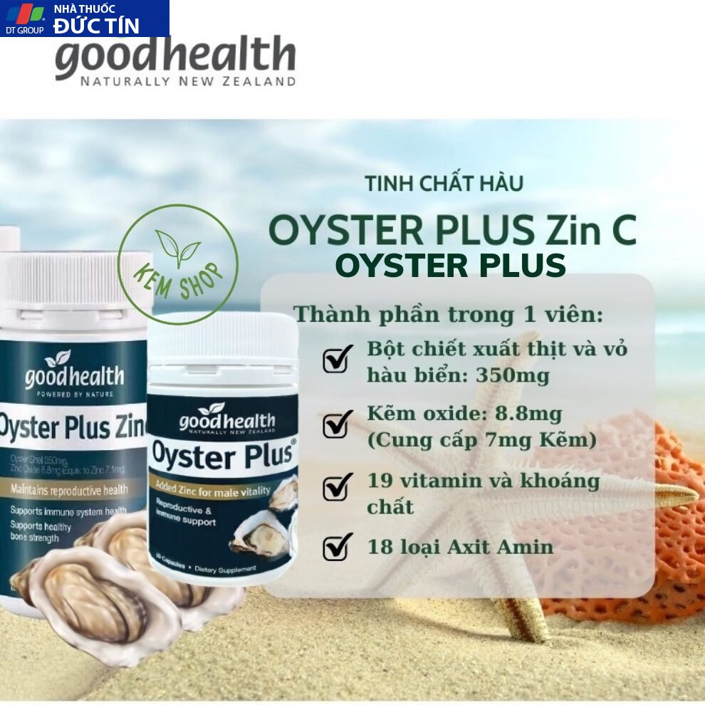 Tinh Chất Hàu Good Health Oyster Plus New Zealand giúp tăng cường sinh lý nam giới hộp 60 viên 31 hauuc3