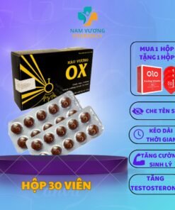 Alternative view of Hàu vương OX tăng cường sinh lý nam giới kéo dài thời gian quan hệ cải thiện xuất tinh sớm - Hộp 30v Nam Vương
