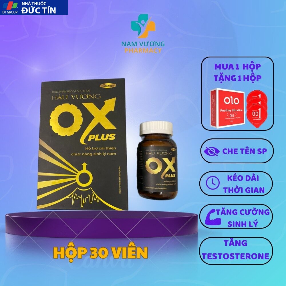 Hàu vương OX tăng cường sinh lý nam giới kéo dài thời gian quan hệ cải thiện xuất tinh sớm - Hộp 30v Nam Vương 9 hauvuong2