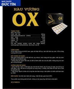 COMBO 2 hộp thực phẩm bảo vệ sức khỏe Hàu vương OX hỗ trợ tăng cường sinh lý nam giới - Trường Thọ pharma hộp 30 viên 11 hauvuong5
