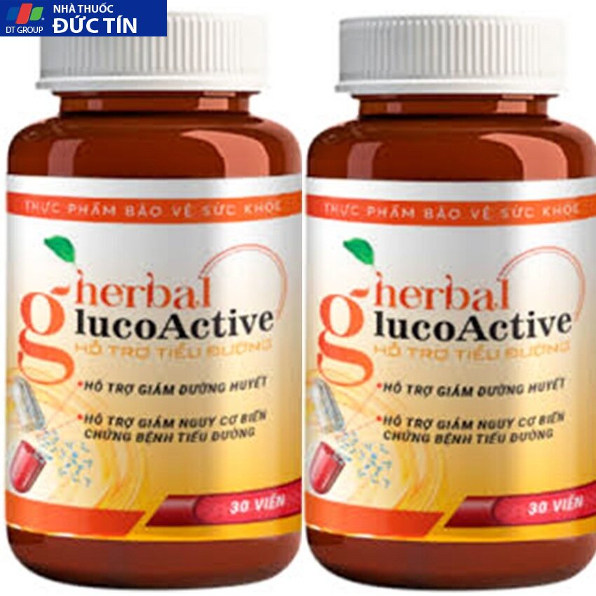 Herbal Glucoactive Hỗ Trợ Cải Thiện,Giảm Nguy Cơ Biến Chứng Bệnh Tiểu Đường Hộp 30 Viên 33 her10
