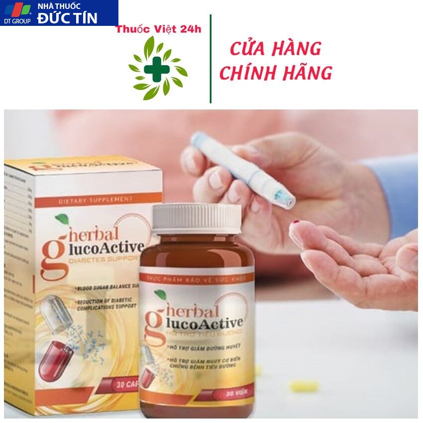 Herbal GlucoActive viên uống giúp ổn định đường huyết trong máu 17 herba3