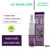 Tinh Chất Hoa Ngũ Sắc Lê Minh Anh Giúp Giảm Các Triệu Chứng Xoang Mũi Dị Ứng 10ML