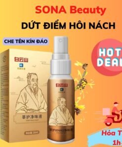 Khử Mùi Hôi Nách Nam Nữ 30ml Xịt Khử Mùi Trị Hôi Nách Hôi Chân Thâm Nách Vĩnh Viễn Hàng Nội Địa Trung Bạch Vân Sơn SONA