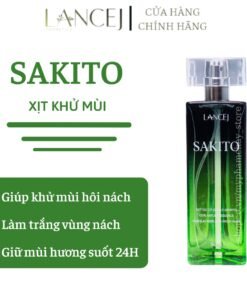 Xịt Khử Mùi Hôi Nách SAKITO Lancej Giúp Khử Mùi,Kháng Khuẩn,Khô Thoáng,Sáng Mịn Vùng Da Nách Hương Nước Hoa Cao Cấp 11 hoinach2