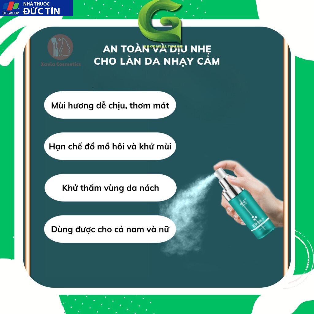 Xịt Khử Mùi Shitong Chính Hãng Khử Mùi Hôi Nách Ngăn Tiết Mồ Hôi Khử Mùi Cơ Thể Chai Dạng Xịt Dung Tích 60 ML 23 hoinach6 6