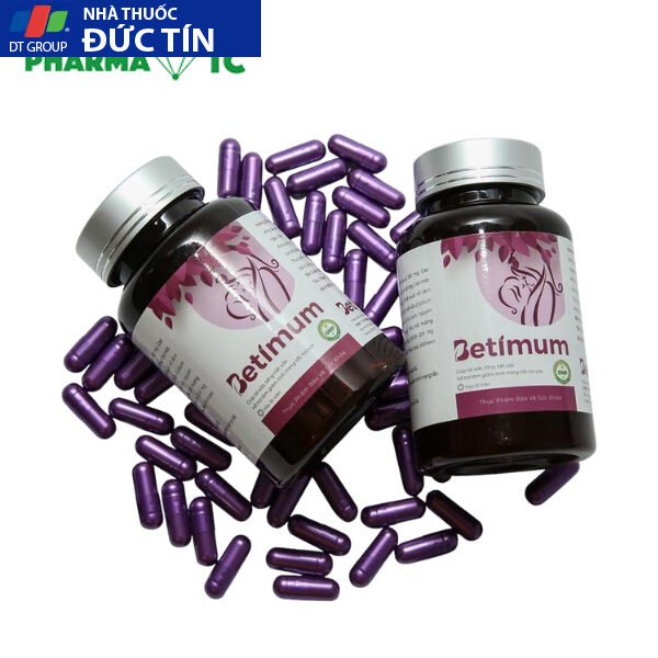 Viên uống lợi sữa Betimum hộp 30 viên,Hỗ trợ làm tăng tiết sữa 10 hop vien betimum