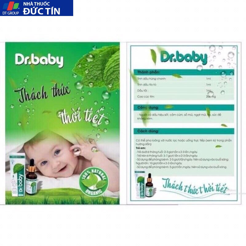 Tinh Dầu Húng Chanh Dr Baby 21 hunghcnah4