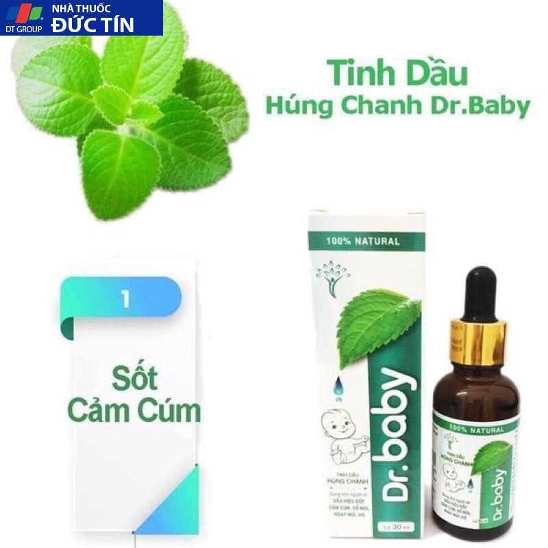 Tinh Dầu Húng Chanh Dr Baby 18 hunghcnah8