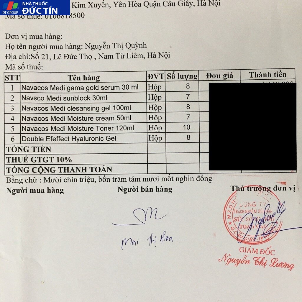 (Chính Hãng) Kem chống nắng nâng tone da Navacos Medi Sunblock 30ml,dành cho mọi loại da 21 kemnang8