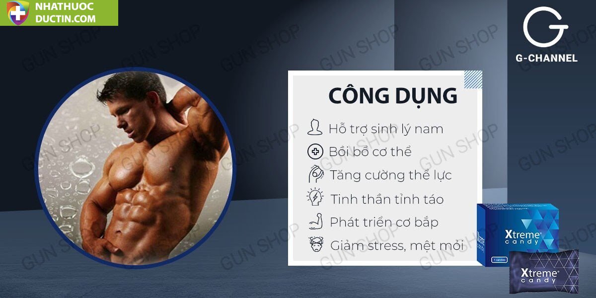 Kẹo nhân sâm Xtreme - Tăng cường sinh lý - 1 viên 20 keo nhan sam xtreme 03 426df6deb8514bc7b318e19a8dc150a4