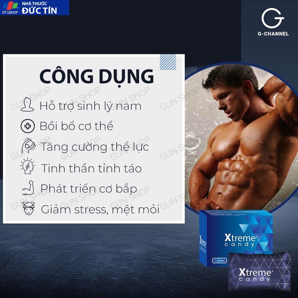 Kẹo nhân sâm Xtreme - Tăng cường sinh lý - 1 viên 18 keo nhan sam xtreme tang cuong sinh ly 1 vien 0
